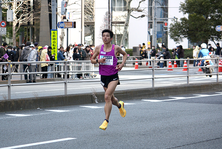 東京マラソンにて