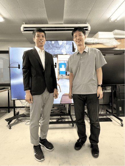 福田さん　MUSVI横浜オフィスにて